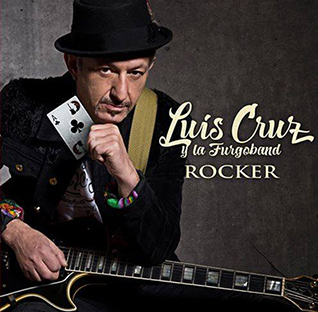 Portada disco "Rocker" (Luis Cruz y la Furgoband)